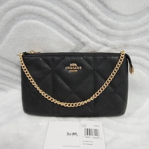 ❌SOLD❌ Coach Large Caviar Quilted Wristlet  91547